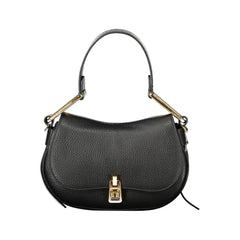 Coccinelle Black Leather Handbag - Half-Moon Bags