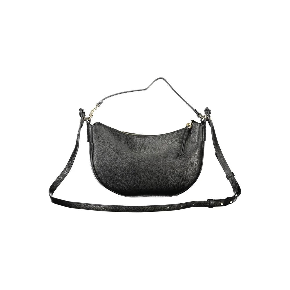 Coccinelle Black Leather Handbag - Half-Moon Bags