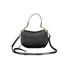 Coccinelle Black Leather Handbag - Half-Moon Bags