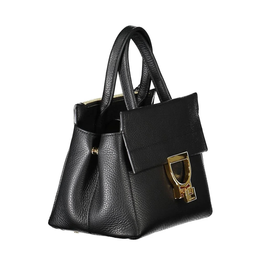 Coccinelle Black Leather Handbag - Satchel Bags