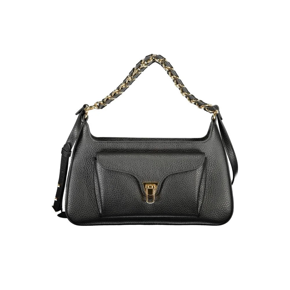 Coccinelle Black Leather Handbag - Shoulder Bags