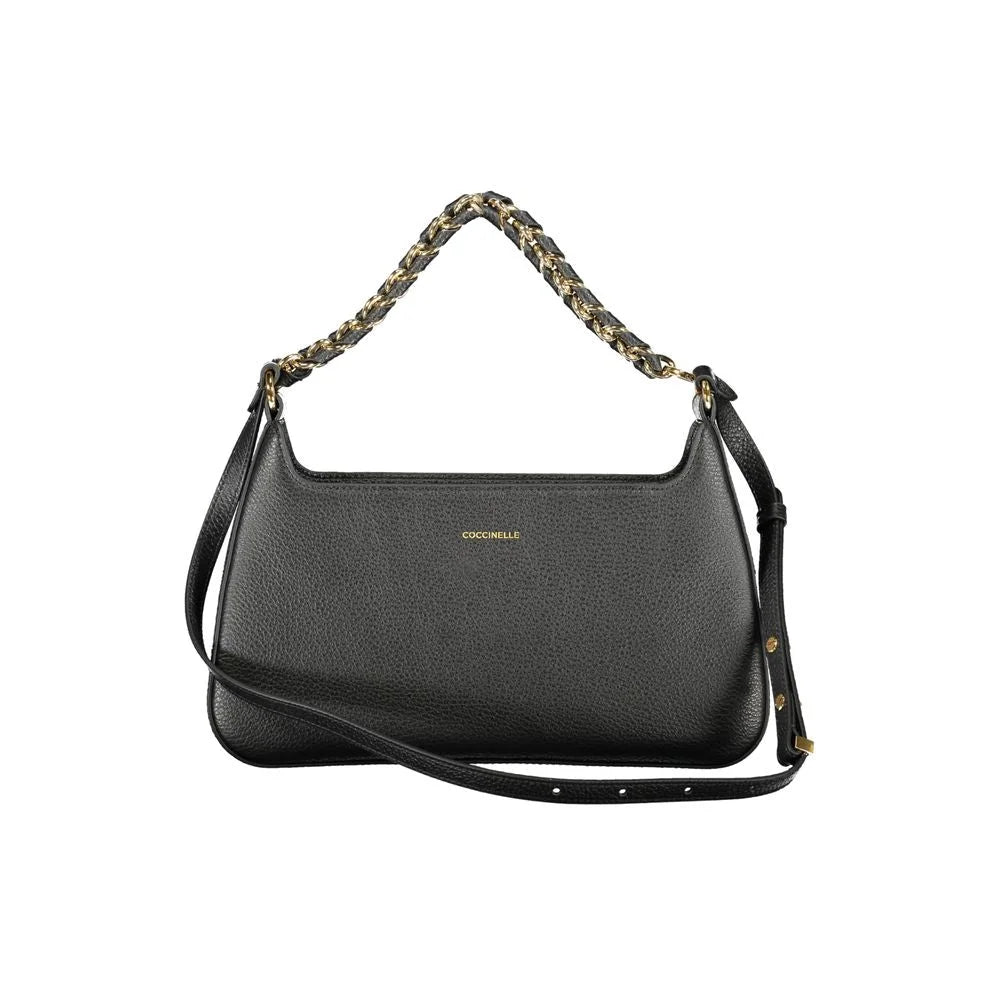 Coccinelle Black Leather Handbag - Shoulder Bags