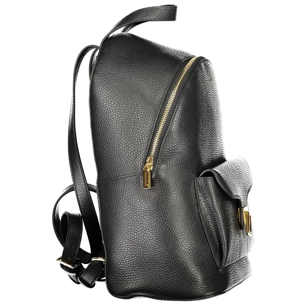 Coccinelle Black Leather Women Backpack - Backpacks