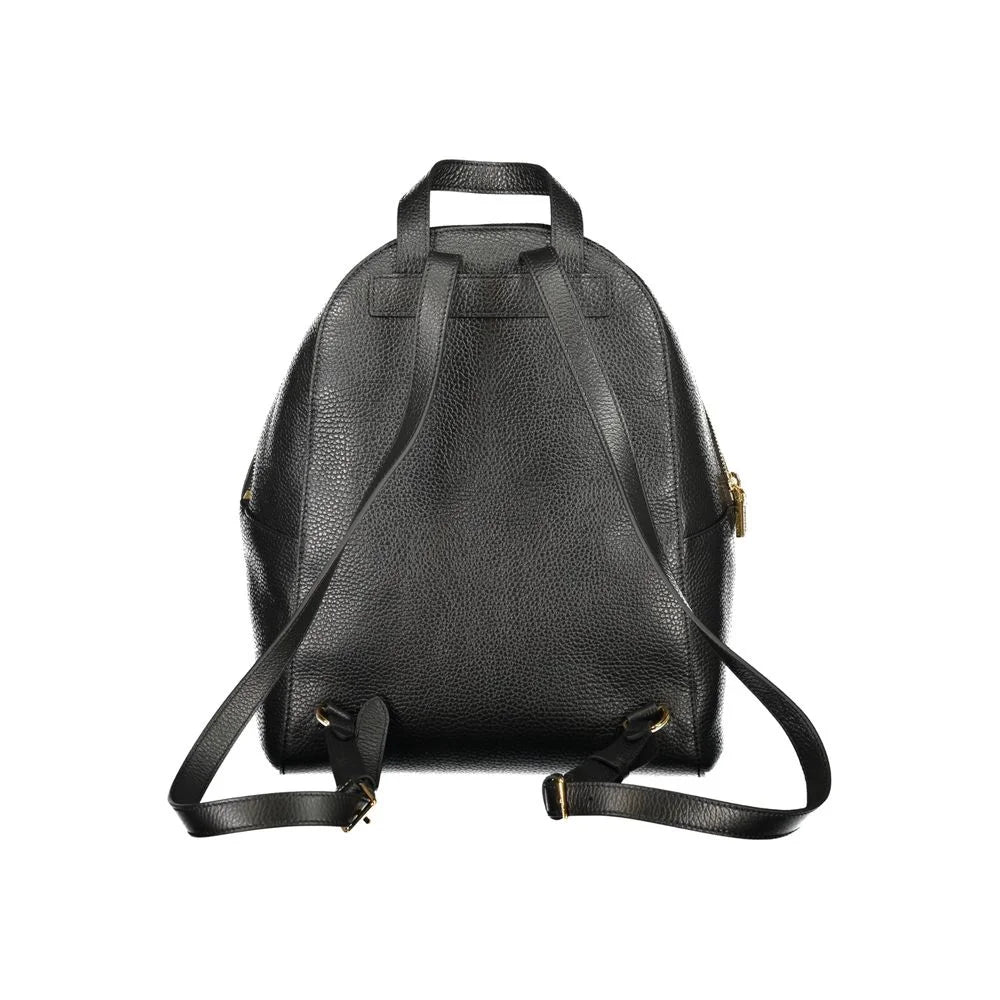 Coccinelle Black Leather Women Backpack - Backpacks