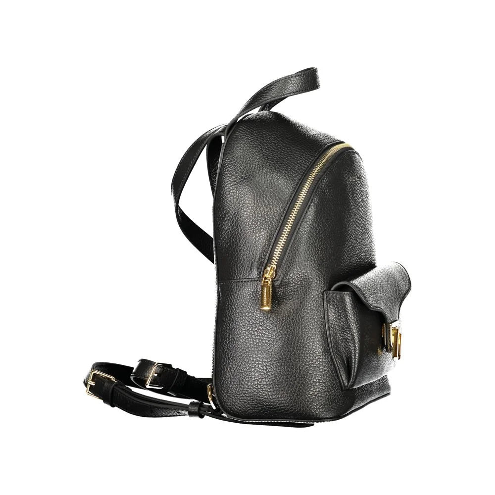 Coccinelle Black Leather Women Backpack - Backpacks