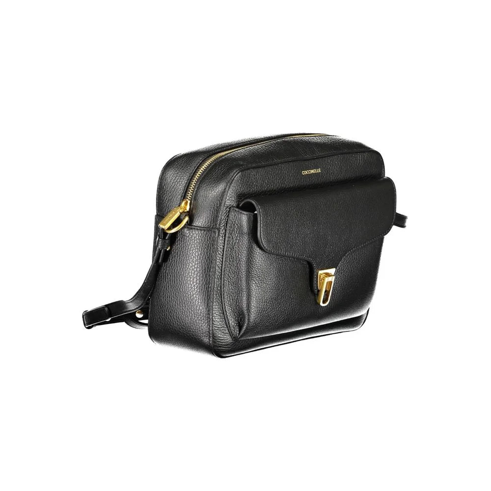 Coccinelle Black Leather Women Handbag - Cross Body Bags