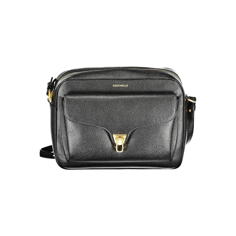 Coccinelle Black Leather Women Handbag - Cross Body Bags
