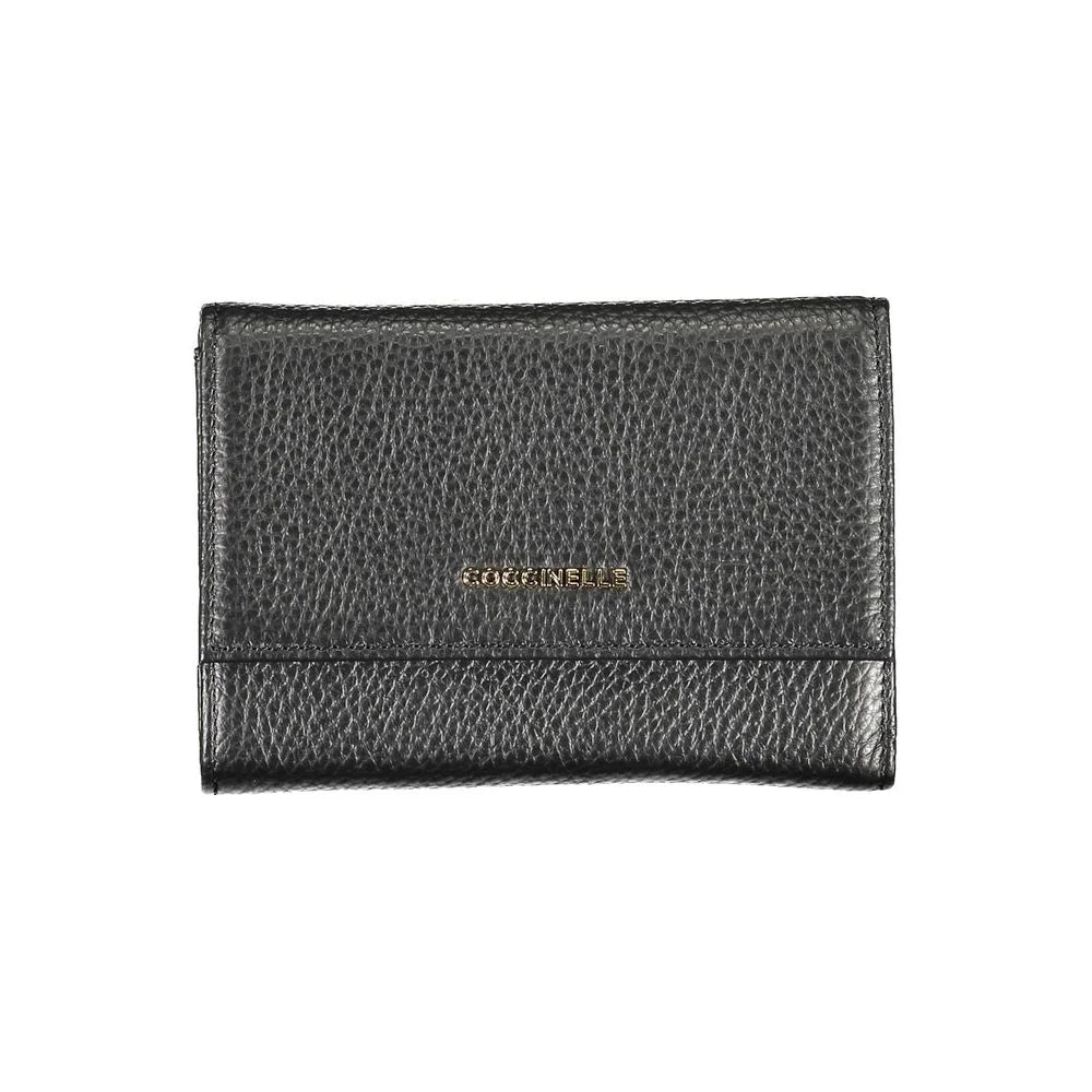 Coccinelle Black Leather Women Wallet - Wallets