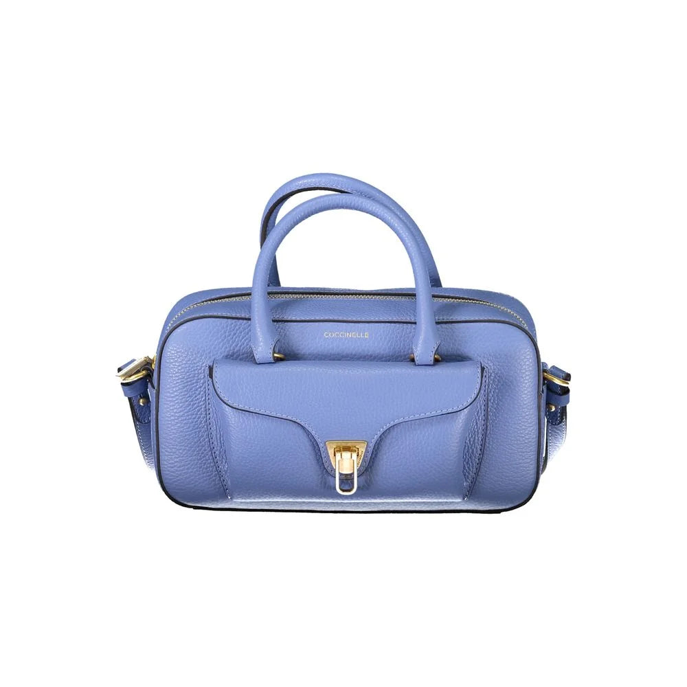 Coccinelle Blue Leather Handbag