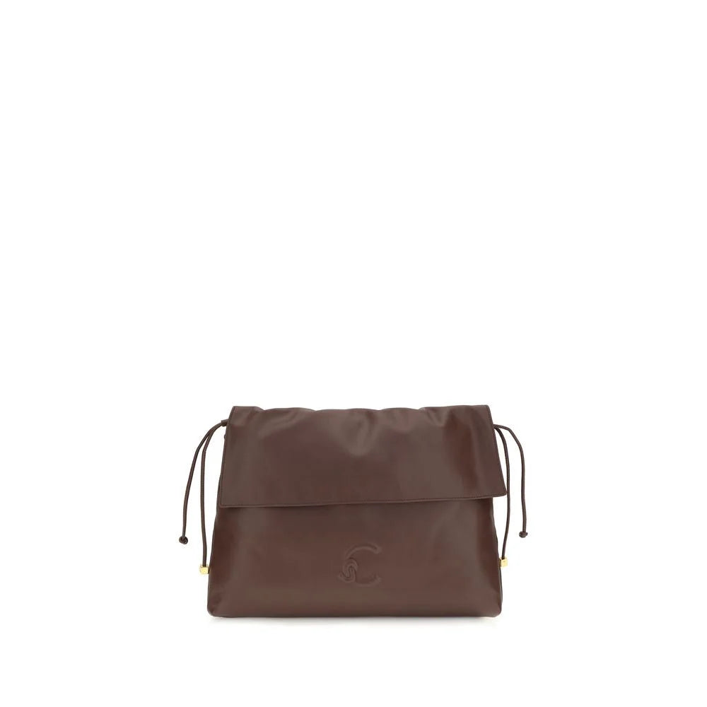 Coccinelle Brown Calf Leather Bos Taurus Shoulder Bag
