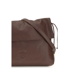 Coccinelle Brown Calf Leather Bos Taurus Shoulder Bag