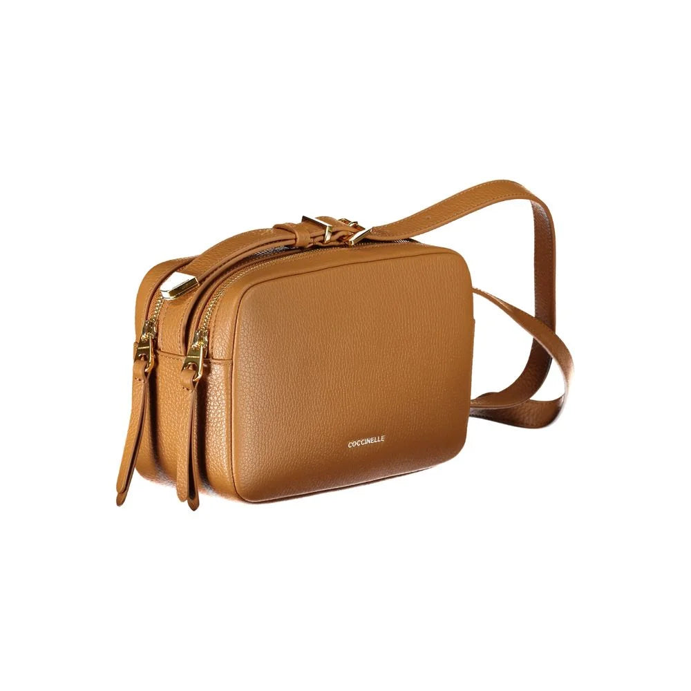 Coccinelle Brown Leather Handbag - Cross Body Bags
