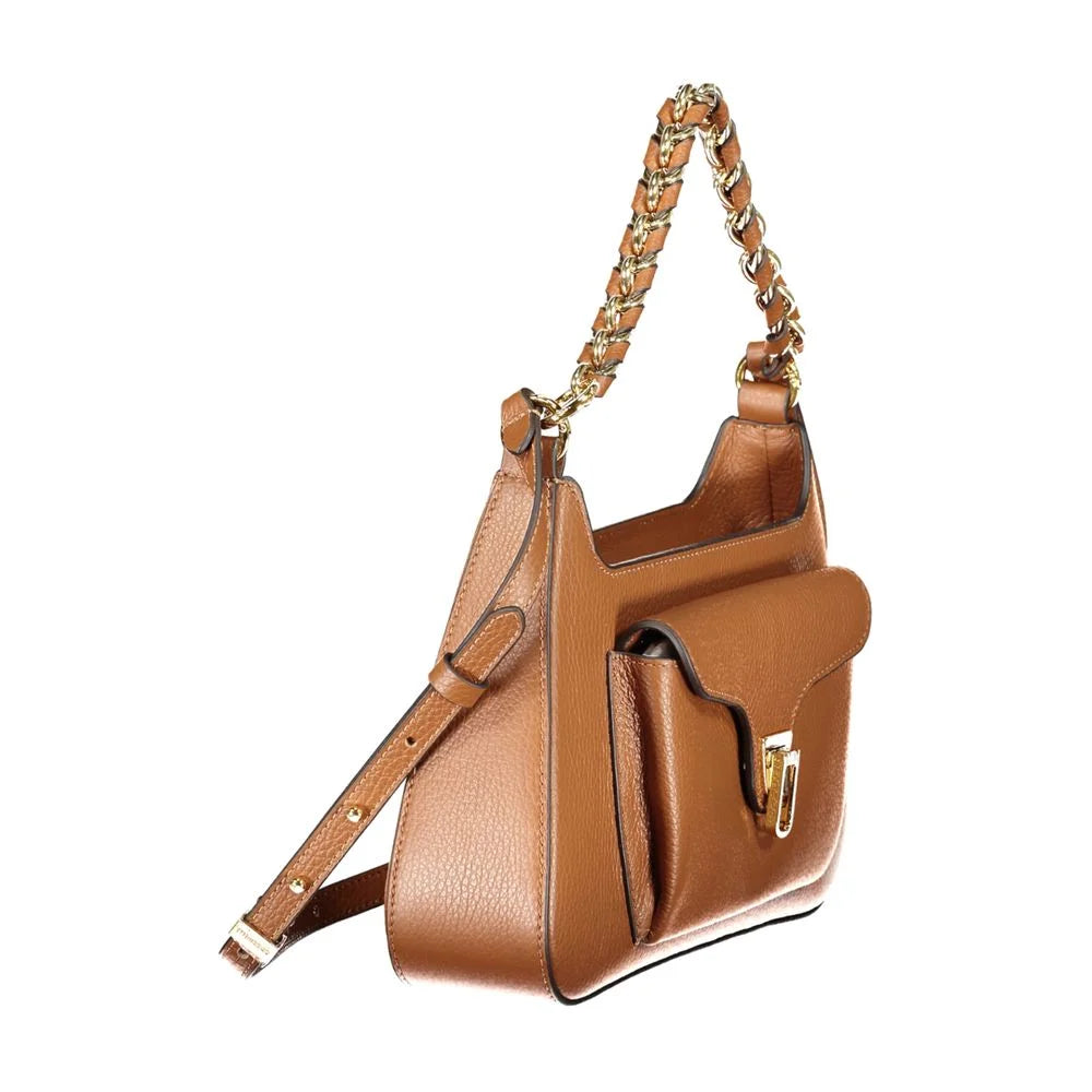 Coccinelle Brown Leather Handbag - Shoulder Bags