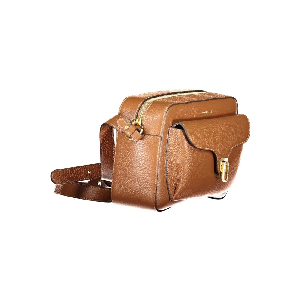 Coccinelle Brown Leather Women Handbag - Cross Body Bags