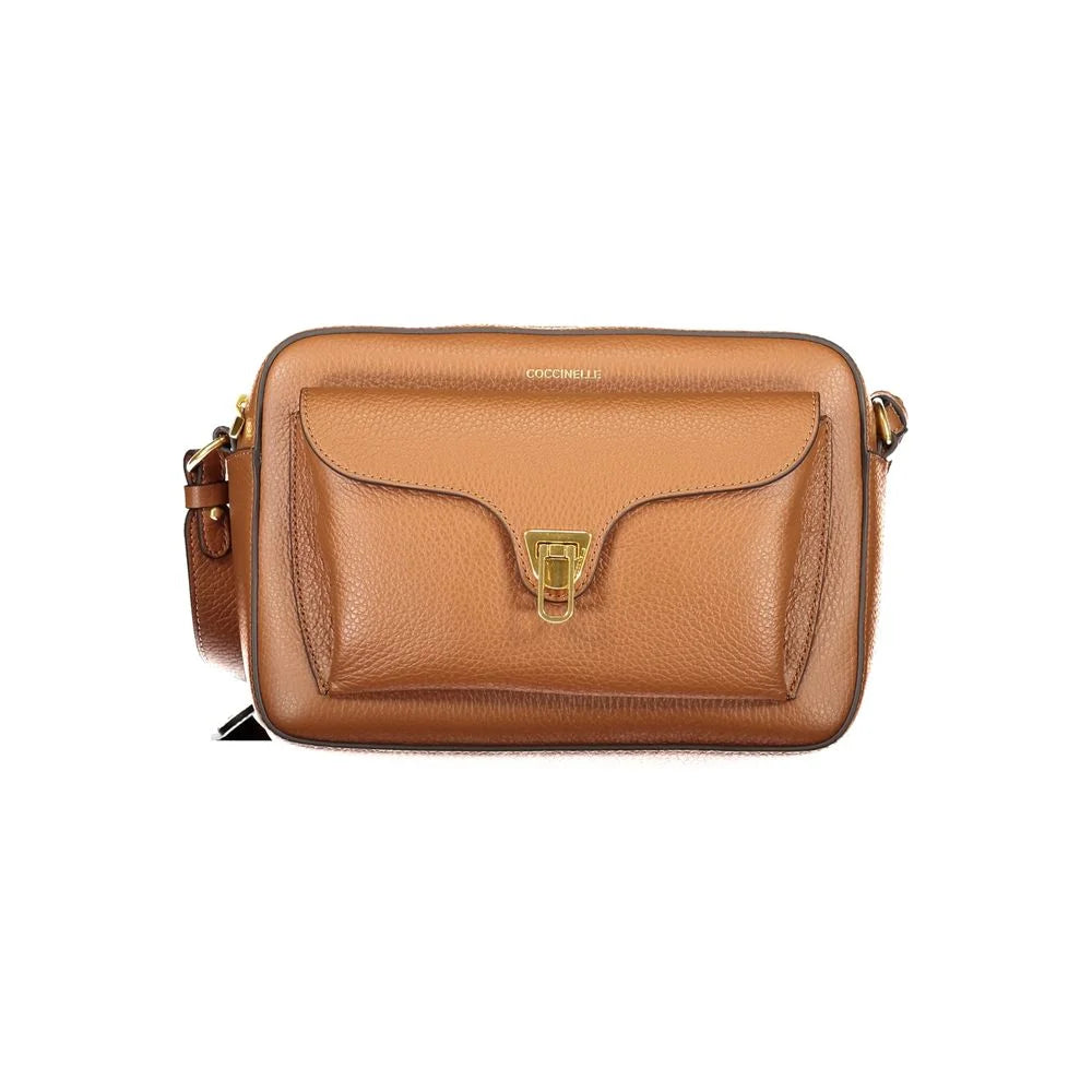 Coccinelle Brown Leather Women Handbag - Cross Body Bags
