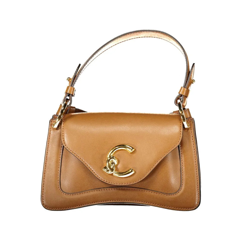Coccinelle Brown Leather Women Handbag - Shoulder Bags