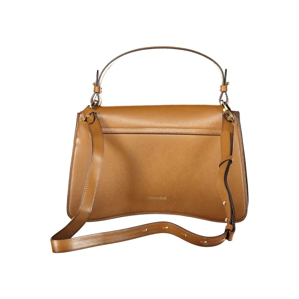 Coccinelle Brown Leather Women Handbag - Shoulder Bags