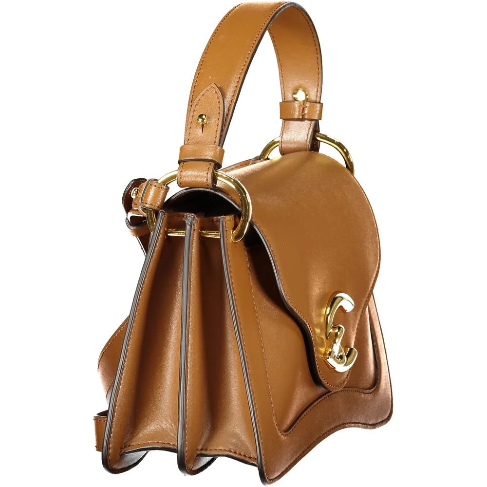 Coccinelle Brown Leather Women Handbag - Shoulder Bags