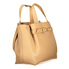 Coccinelle Brown Polyethylene Handbag - Shopper Bags