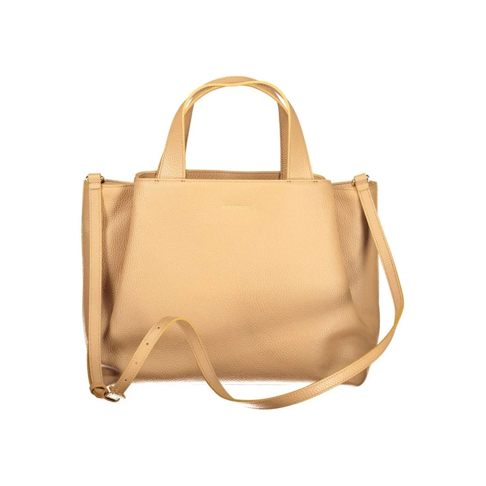 Coccinelle Brown Polyethylene Handbag - Shopper Bags