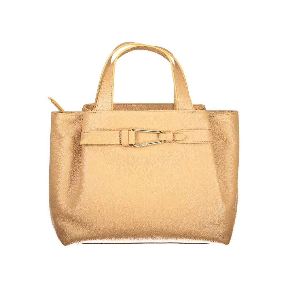 Coccinelle Brown Polyethylene Handbag - Shopper Bags