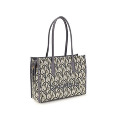 Coccinelle Gray Fabric Shoulder Bag