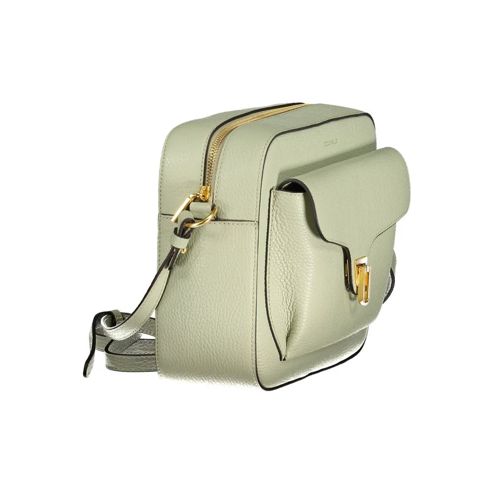 Coccinelle Green Leather Handbag - Shoulder Bags