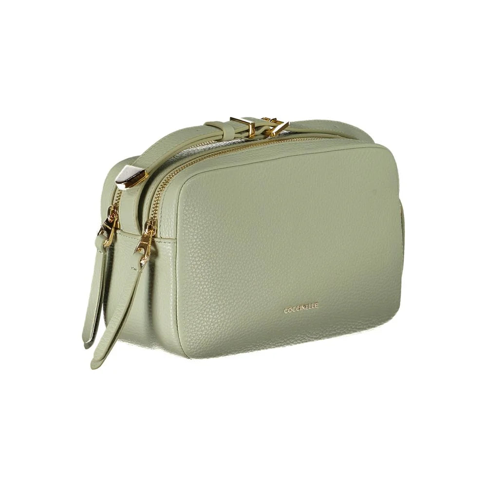 Coccinelle Green Leather Handbag - Shoulder Bags