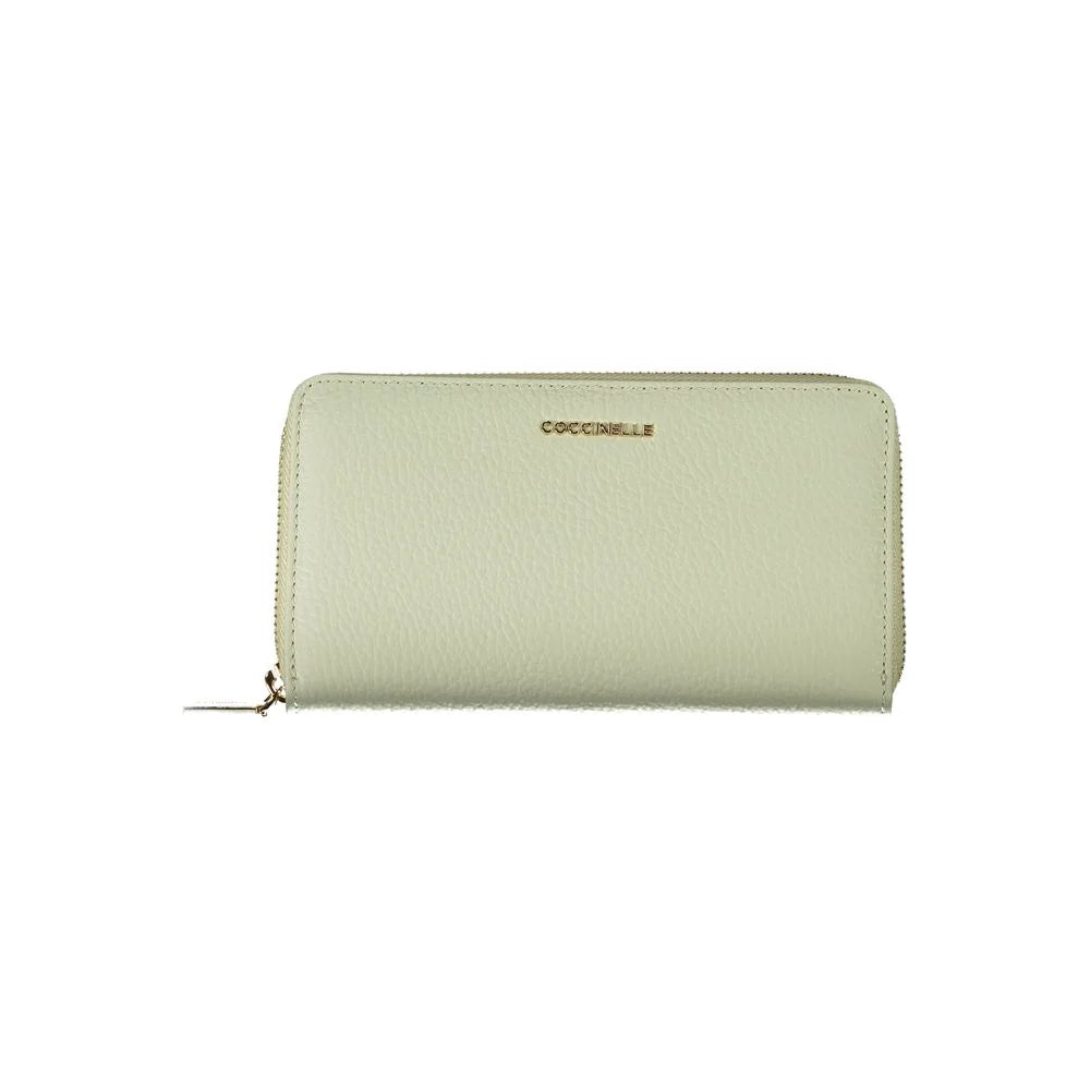 Coccinelle Green Leather Wallet - Wallets