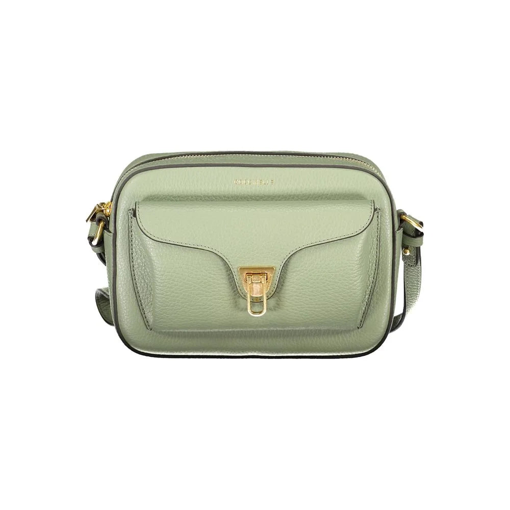 Coccinelle Green Leather Women Handbag - Cross Body Bags
