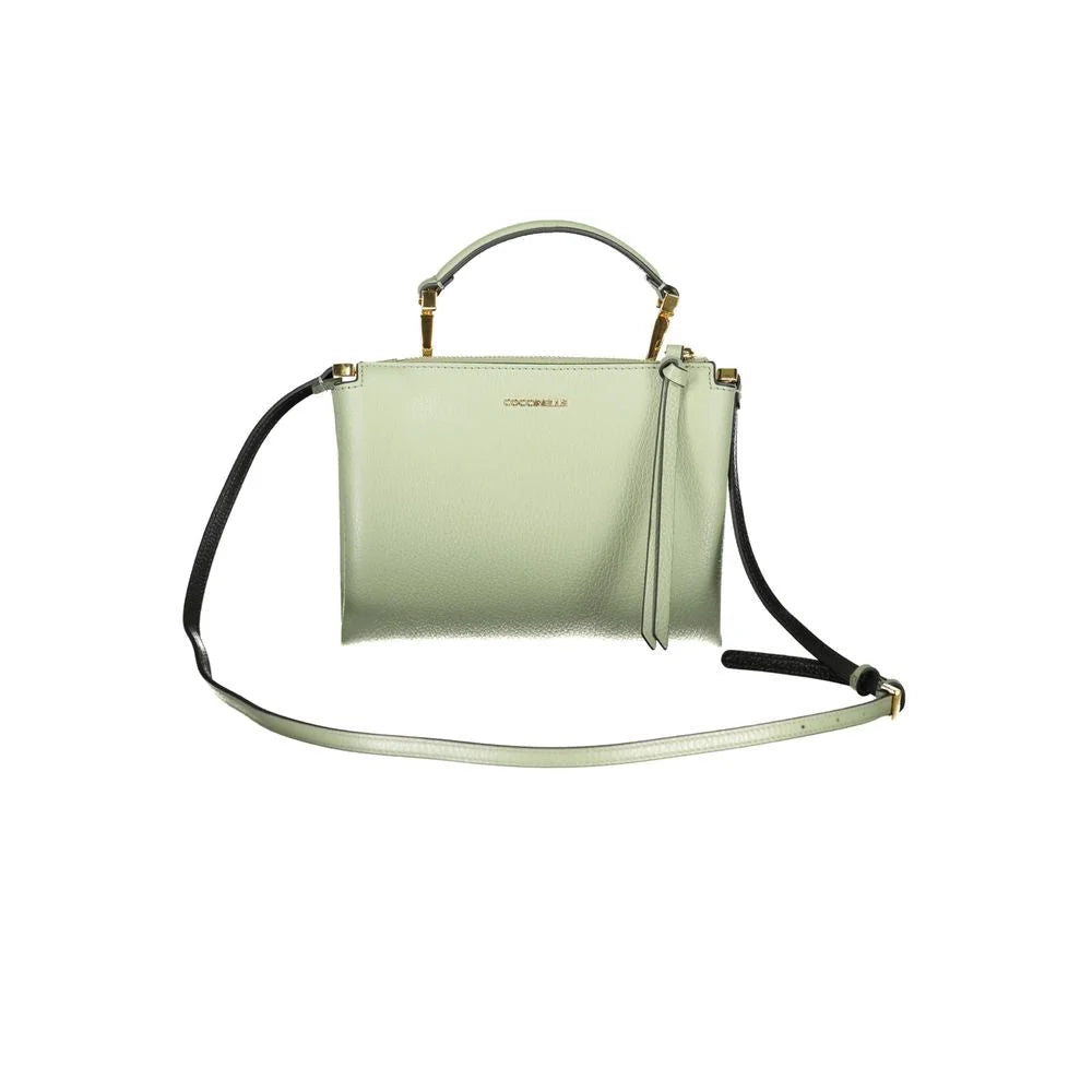 Coccinelle Green Leather Women Handbag - Satchel Bags
