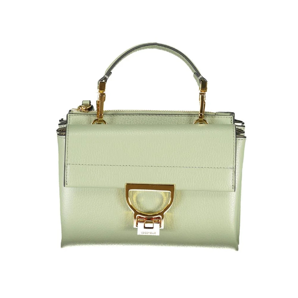 Coccinelle Green Leather Women Handbag - Satchel Bags