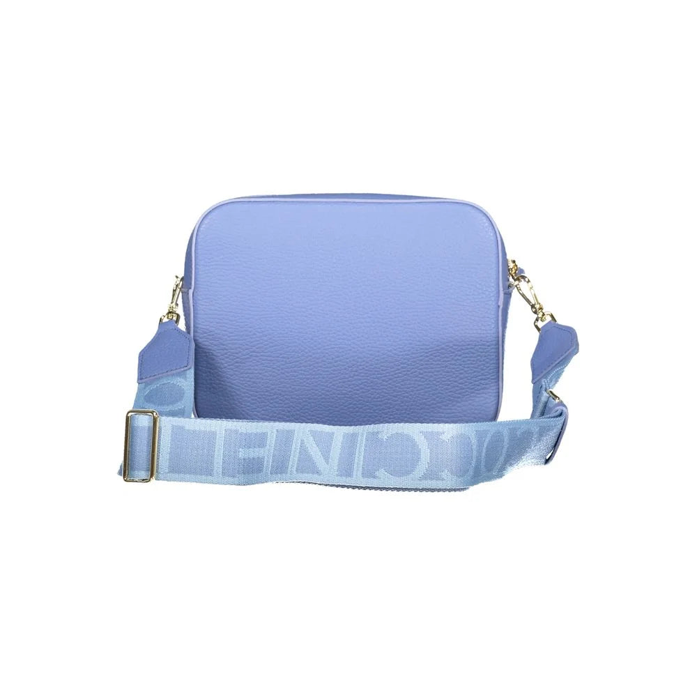 Coccinelle Light Blue Leather Women Handbag - Cross Body Bags