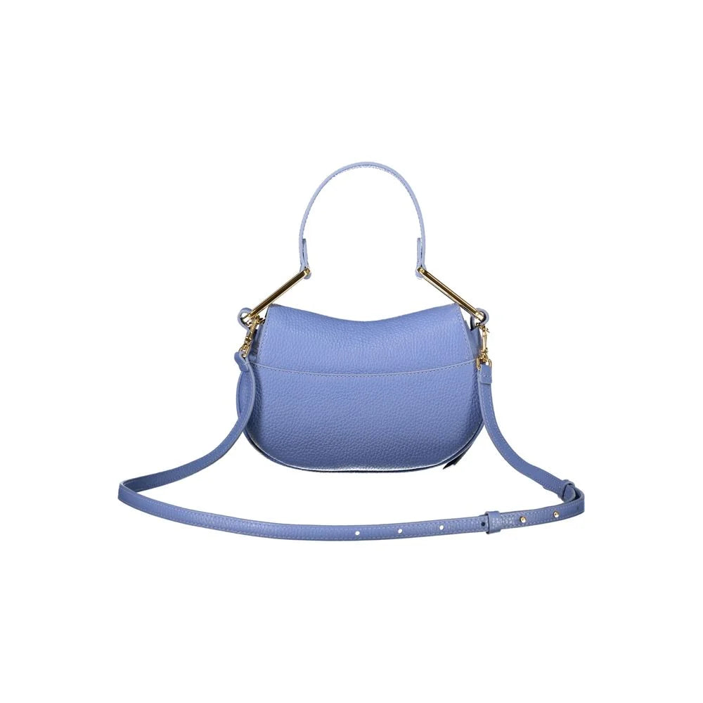 Coccinelle Light Blue Leather Women Handbag - Cross Body Bags