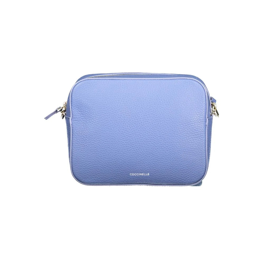 Coccinelle Light Blue Leather Women Handbag - Cross Body Bags