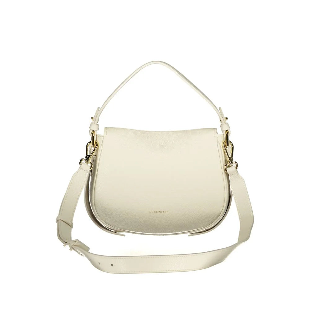Coccinelle Nero Pelle Sac à Main Femme