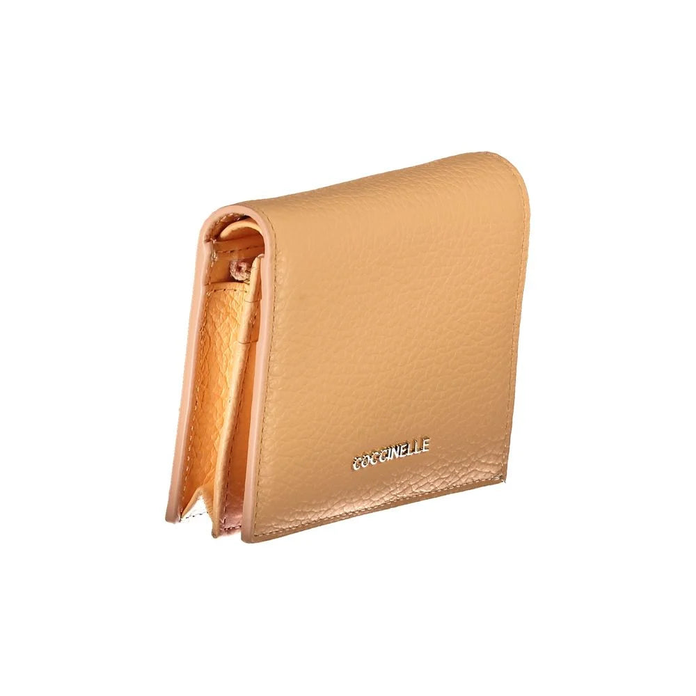 Coccinelle Orange Leather Wallet - Wallets