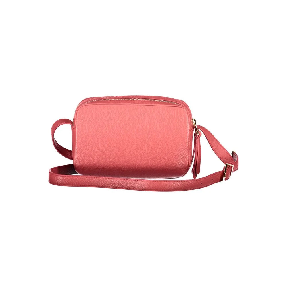 Coccinelle Pink Leather Handbag - Cross Body Bags
