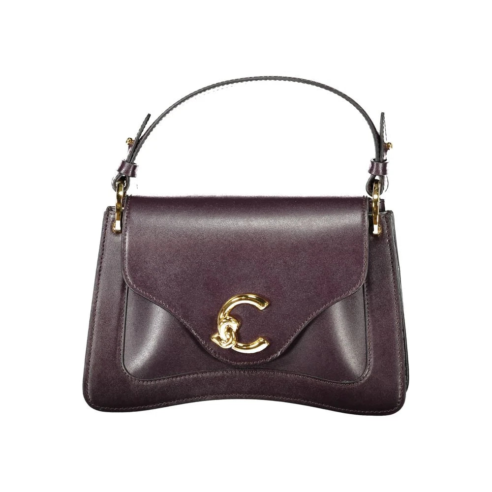 Coccinelle Purple Leather Handbag