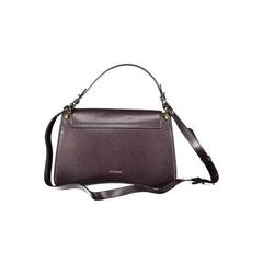 Coccinelle Purple Leather Handbag - Shoulder Bags