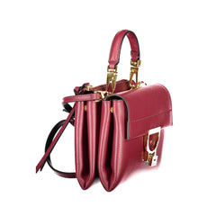 Coccinelle Purple Leather Handbag - Shoulder Bags
