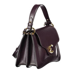 Coccinelle Purple Leather Handbag - Shoulder Bags