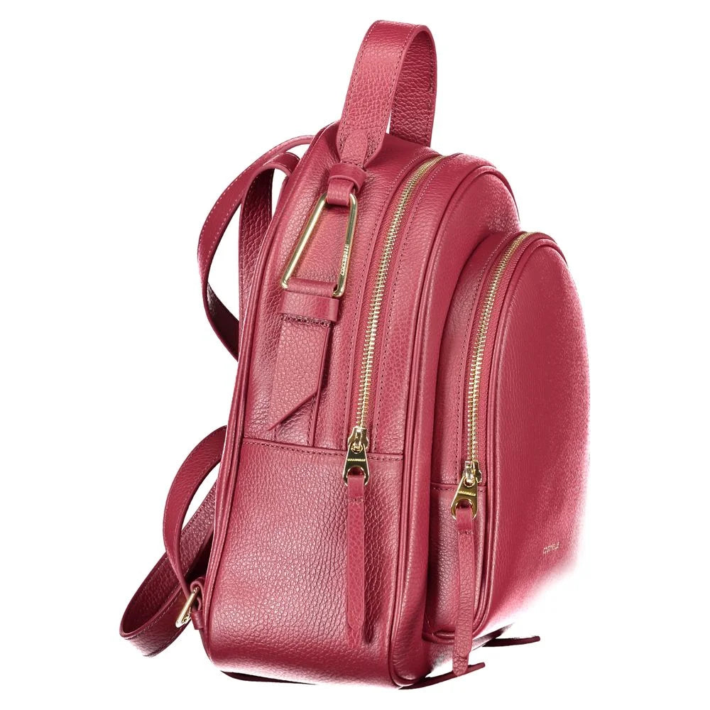 Coccinelle Purple Leather Women Backpack - Backpacks