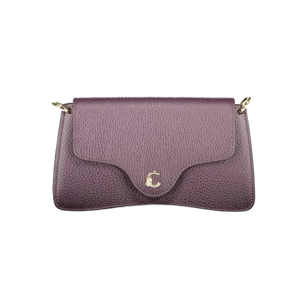 Coccinelle Purple Leather Women Handbag