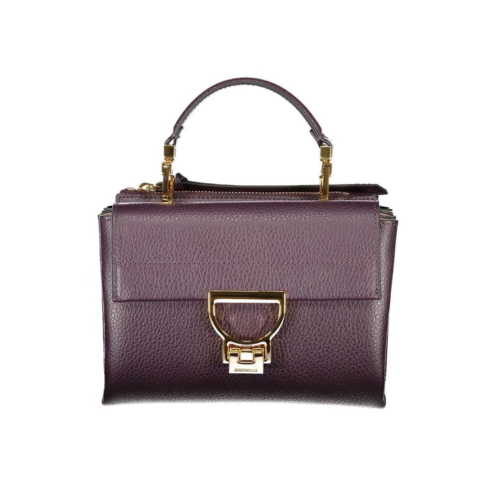 Coccinelle Purple Leather Women Handbag