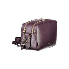 Coccinelle Purple Leather Women Handbag - Cross Body Bags