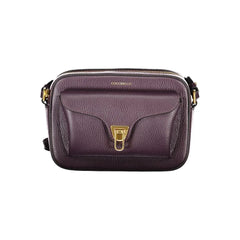 Coccinelle Purple Leather Women Handbag - Cross Body Bags