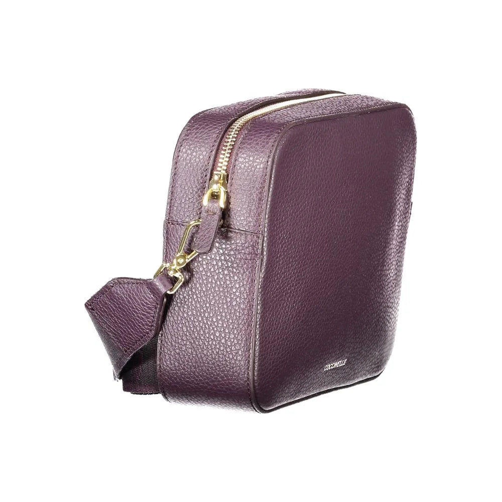 Coccinelle Purple Leather Women Handbag - Cross Body Bags