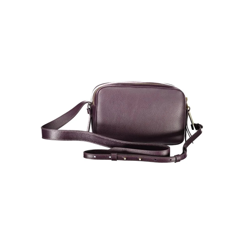 Coccinelle Purple Leather Women Handbag - Cross Body Bags