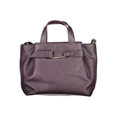Coccinelle Purple Leather Women Handbag - Satchel Bags